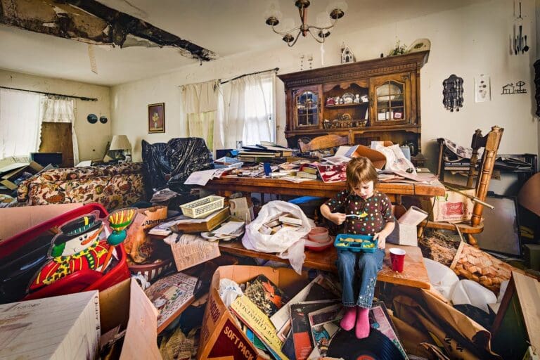 Hoarding house with young victim