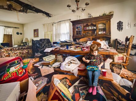 Hoarding house with young victim